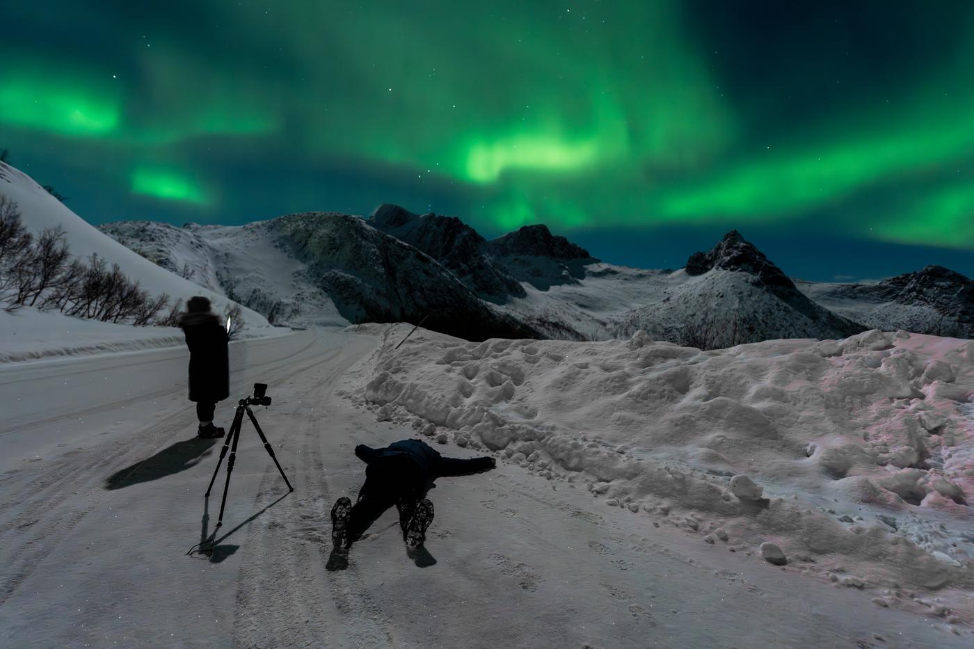 Aurora in Norway Senja