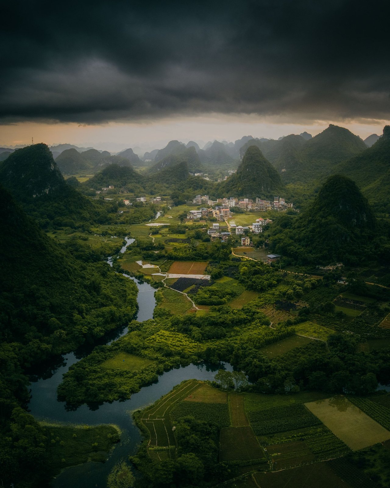 Guilin's dramatic karst mountain formations