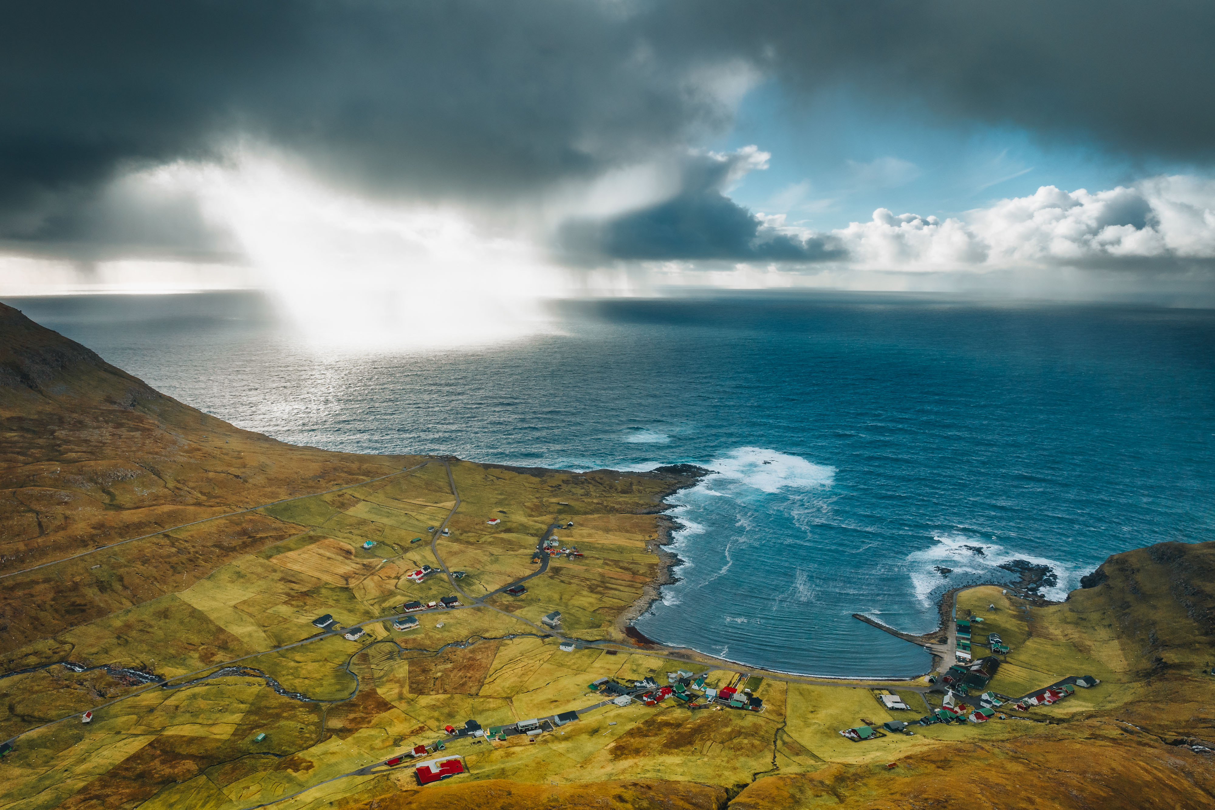 Fámjin village on Suðuroy