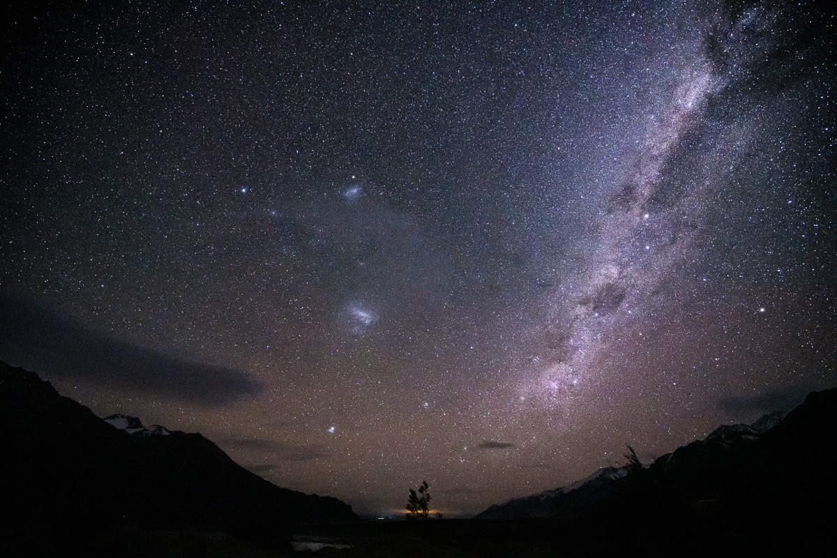 Tasman Valley sunset