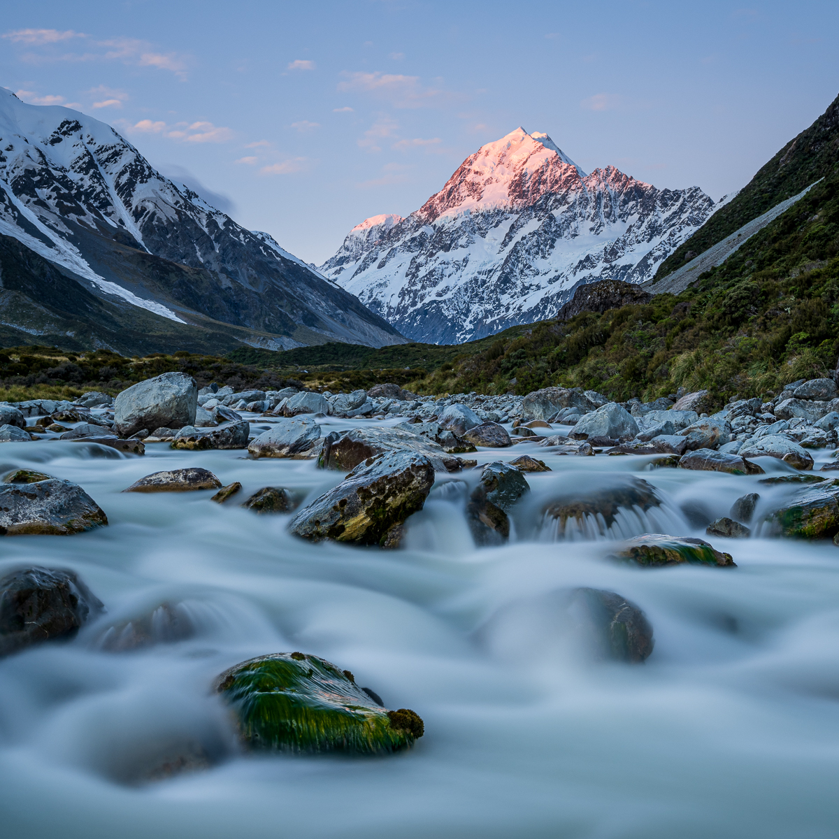 Mt Cook in morning light